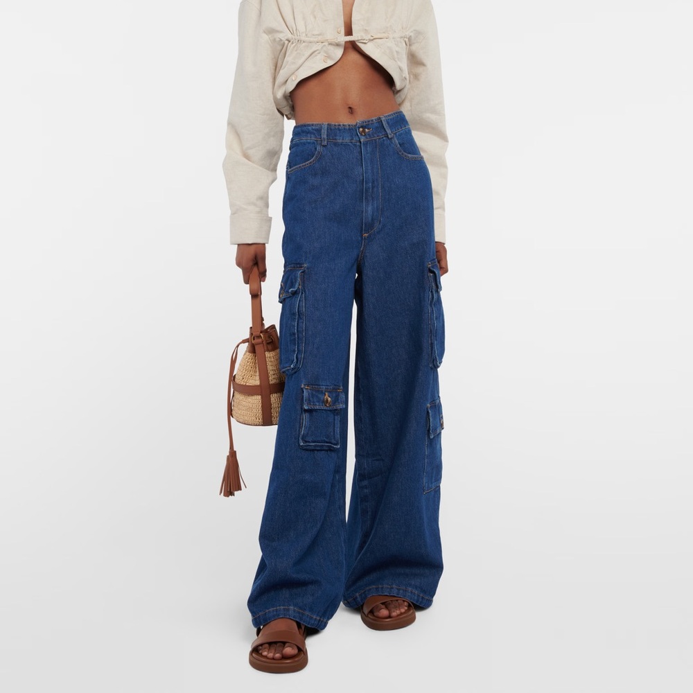 Wide Leg Jeans Size S